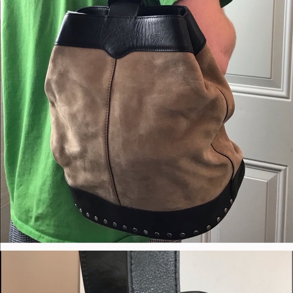 Rebecca Minkoff Suede and leather handbag - Picture 3 of 12